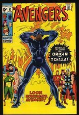 Avengers #87 VF+ 8.5 Origin of T'Challa Black Panther Cameo Klaw/T'Chaka picture