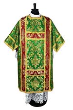 Roman Dalmatic, open sides, golden-green brocade,stole,maniple picture