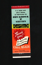 Vintage Matchbook San Juan Puerto Rico PR Gillies Woodward Store Cigars Cigs picture