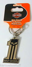Harley-Davidson Dark Custom Metal Key Chain NEW picture