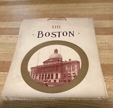 1895 The Boston Heavy Stock Cardboard Antique Booklet picture