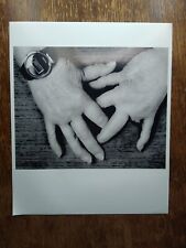 Photograph of Hands Missing Finger Amputee Timex Digital Watch Curiosity strange picture