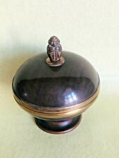 Antique Early 1900's Stunning FAUX Tortoiseshell Dish/Lid (I.84/MC) picture