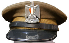 Cold War Arab Republic of Egypt Egyptian Army Service Visor Hat, Classic Style picture