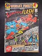 1970 DC Comics World's Finest #198 3rd Superman Flash Race picture
