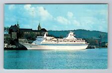 Miami FL-Florida, Royal Caribbean Cruise Line, Antique, Vintage c1976 Postcard picture
