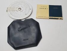CONCISE Vtg MADE IN JAPAN No. 270 Drafting/Engineer's CIRCULAR SLIDE RULE w/Case picture