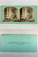 USA, U.S Capitol, Marble Room, ca.1880, Vintage Print Stereo, Legendary Tirg picture