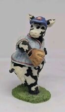 Cowtown Bull Babe Ruth Figurine by Ganz Vintage 1992 Baseball Cow  picture