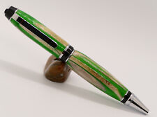 Beautiful Hand turned Handmade Cigar Style Pen Resin with embedded deer antler picture