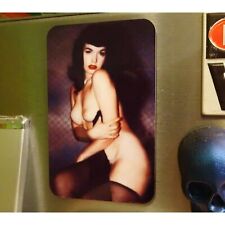 Vintage Bettie Page Topless Magnet pinup vargas girls refrigerator magnet retro picture