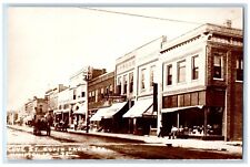 c1910 Reeve Street South Clothing Store Building Carriage Hampton Iowa Postcard picture