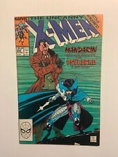 UNCANNY X-MEN #256 (FN) • Marvel 1989 • 1st time Psylocke appears as Japanese picture