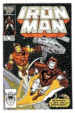 Iron Man #215 Marvel (Feb 1986) James Rhodes Iron Man II VF condition VF/7.5 picture