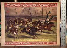 1960 Barnum & Bailey Circus Poster picture