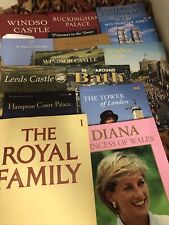 great britain castle souvenir guide lot 15 books diana westminster windsor  picture