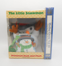 The Little Snowman Ornament Book & Plush with Mother Goose Vol III VHS New 1997 picture