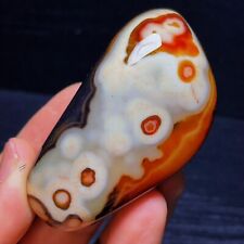 TOP 115G Natural Polished Silk Banded Agate Lace Agate Crystal Madagascar  L2058 picture
