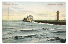 Lighthouse Cuxhaven Germany Postcard c1910 picture