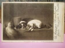 dogs Cavaliers Pets sir edwin landseer R.A. UDB 1903 S. Hildesheimer  picture