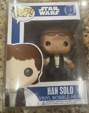 Funko POP Star Wars #03 Han Solo Vaulted Blue Box Large Print OG New S11 picture