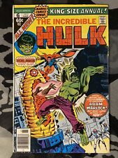INCREDIBLE HULK ANNUAL #6 (1977) 1st APPEARANCE OF PARAGON BRONZE AGE MARVEL picture