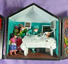 Peruvian Altarpiece of Ayacucho - Represent the patient in the hospital picture