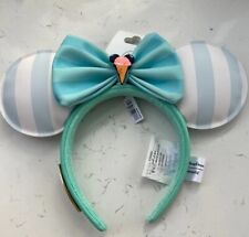 Disney Parks Beach Club Resort Minnie Ears Headband Loungefly Scented NEW picture