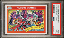 1990 Impel Marvel Universe Famous Battles EVOLUTIONARY WAR #103 PSA 9 MINT picture