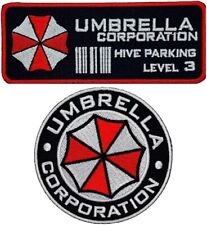 Umbrella Corporation Hive Parking Level 3 Patch - 2PC Bundle Hook Backing picture