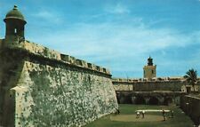 San Juan Puerto Rico, Golfing at El Morro, Vintage Postcard picture