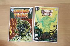 SAGA OF THE SWAMP THING # 37 - 1st John Constantine + SWAMP THING # 9 picture