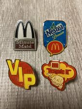 4 McDonald’s Lapel pins Various No dates.  EB24 picture
