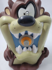Vintage 1997 Warner Brothers Taz Coin Penny Bank Tazmanian Devil Looney Tunes picture