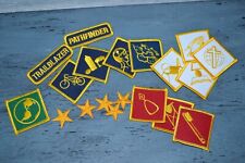 VINTAGE PATCHES CUB SCOUTS, WEBELOS,AWANAS , TRAILBLAZER, PATHFINDER  LOT OF 19  picture