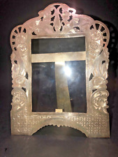 Antique Solid Silver 84 Picture Frame Handmade & Hand Engraved By Larik picture