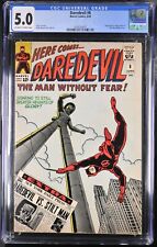 DAREDEVIL 8 CGC 5.0 OFF WHITE to White PAGES 1ST STILT MAN 1965 4368209007 picture