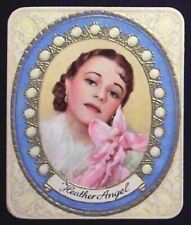 #104 Heather Angel 1934 Garbaty Film Star Series 1 Embossed Cigarette Card picture