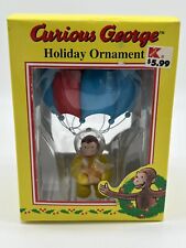 Vintage Curious George Christmas Ornament Trevco Astronaut picture