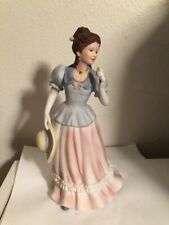 Homco Home Interiors Porcelain Victorian Lady Figurine #1452 Vintage picture