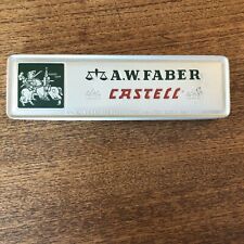 Vintage A.W. Faber Castell Original Tin Box 11 Sharpened 3B Pencils Germany picture