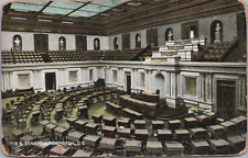 U.S. Senate Chamber c1910 Washington D.C. Postcard Made in Germany picture