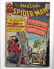 AMAZING SPIDER-MAN 18 - G/VG 3.0 - 1ST APPEARANCE OF NED LEEDS - SANDMAN (1964) picture