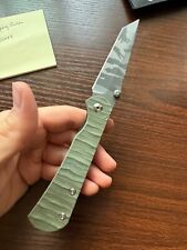 Toor Knives Merchant Tanto Tropic Thunder folding knife picture