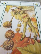 CICELY MARY BARKER FLOWER FAIRIES POSTCARD, THE PLANE TREE FAIRY P933 picture