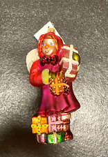 Christopher RADKO 1998 FOREST ANGEL GLASS CHRISTMAS ORNAMANET Limited Edition picture
