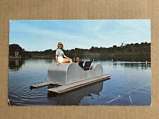 Postcard South Carolina Sesquicentennial State Park Pedal Boats Vintage SC PC picture