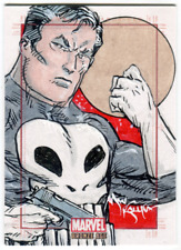 2012 Rittenhouse Marvel Bronze Age - PUNISHER Sketch Card by MIKE KALUTA picture