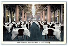 c1920 Main Restaurant Hotel Saint Paul Interior Saint Paul Minnesota MN Postcard picture