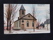 WINDSOR NEW YORK~ M. E. Church Antique Postcard 1915 picture